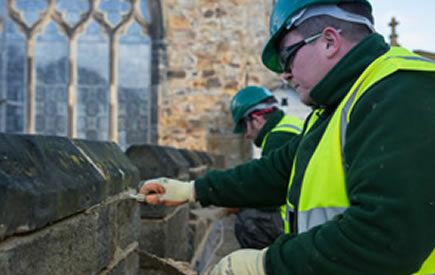 Castle restoration work takes regional award