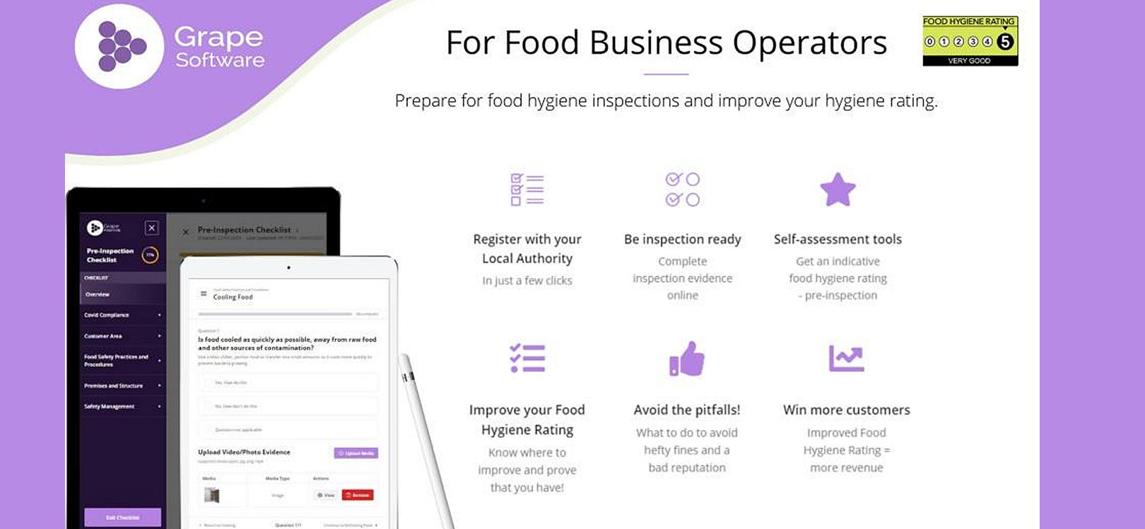 Grape Software for food business
