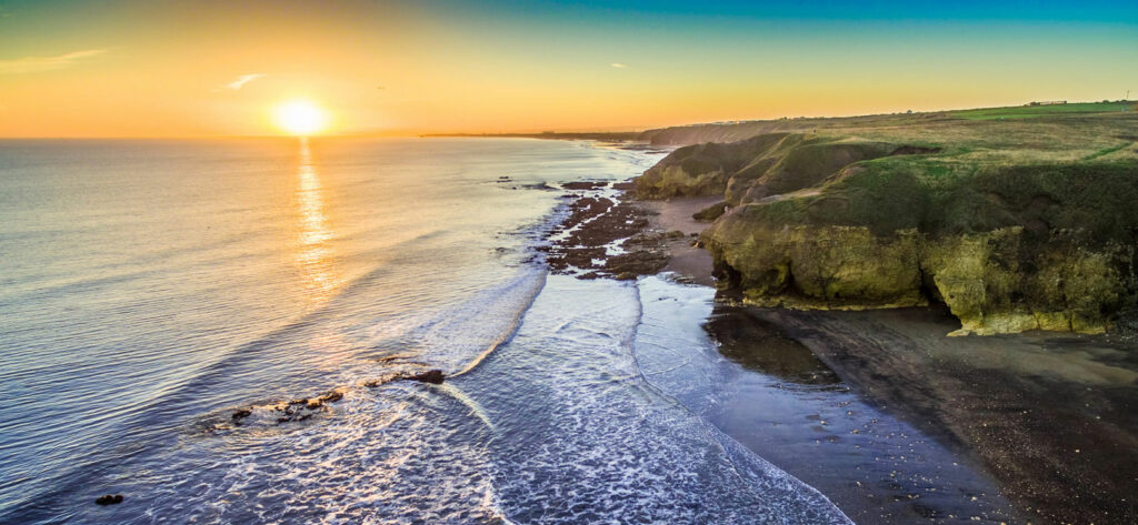 Durham Coast at sunrise