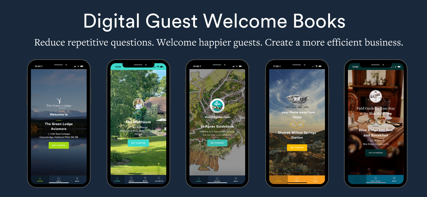Touch Stay image of digital guest welcome books