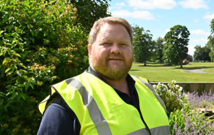 Pleased to be back on home turf at last says Raby's new Head Gardener