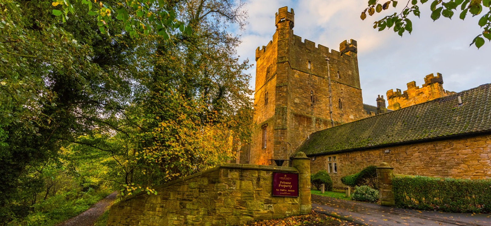 Exterior of Lumley Castle