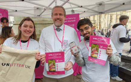 Durham City hosts UK launch of innovative litter app