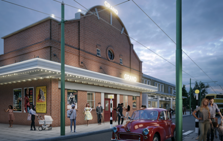 1950s cinema and shops underway at Beamish Museum