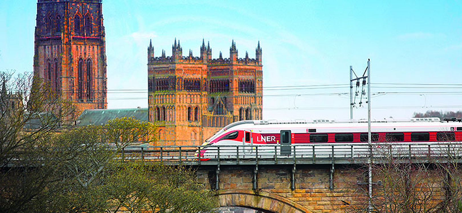 LNER train in Durham