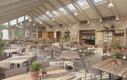 Raby Castle's 'Rising' development marks major milestone as work commences on new panoramic café restaurant