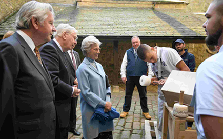 Barnard Castle project welcomes their Royal Highnesses The Duke and Duchess of Gloucester to Raby Castle