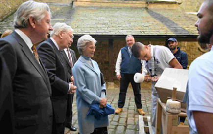 Barnard Castle project welcomes their Royal Highnesses The Duke and Duchess of Gloucester to Raby Castle