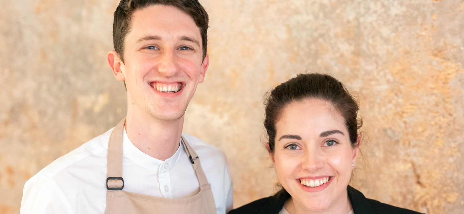 Owners of Faru restaurant Jake and Laura Siddle