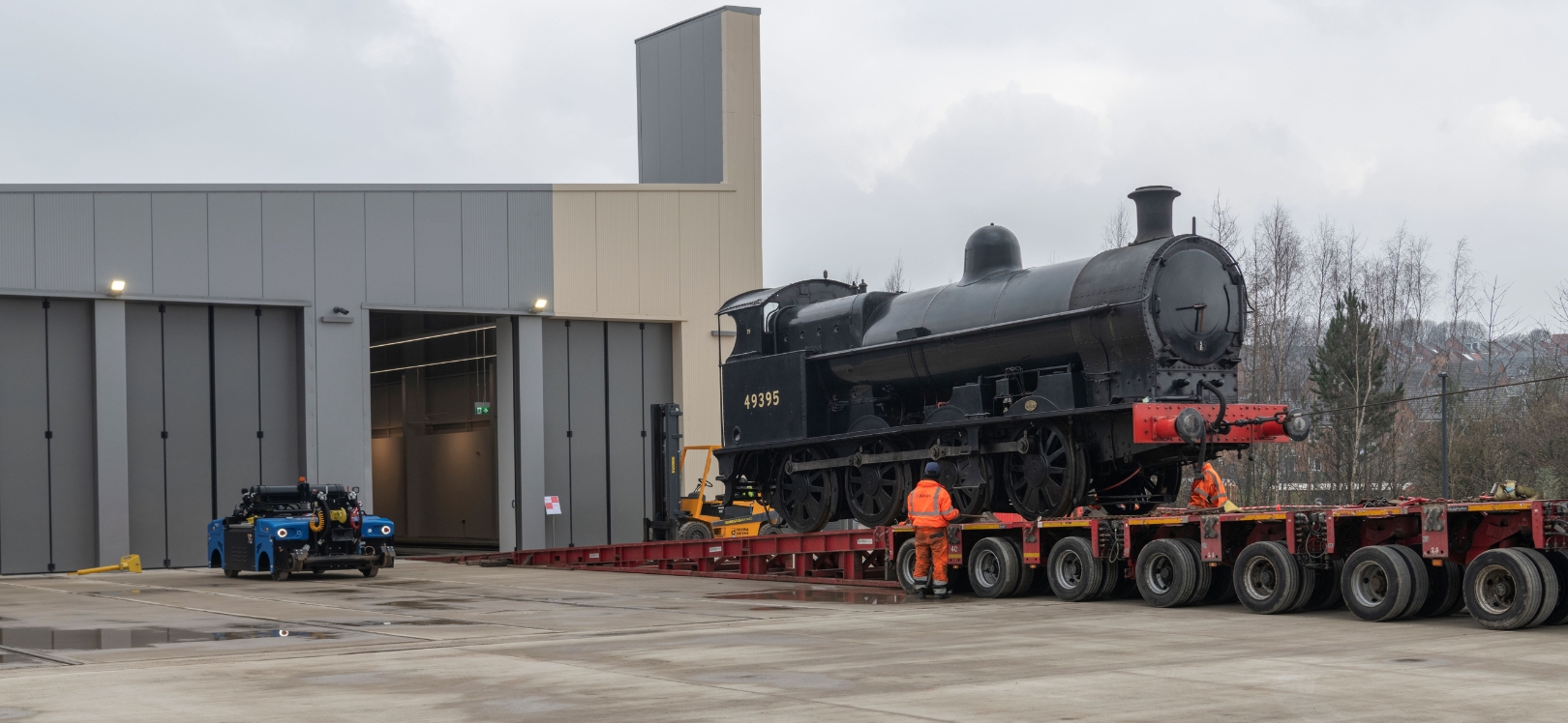 A train at Locomotion