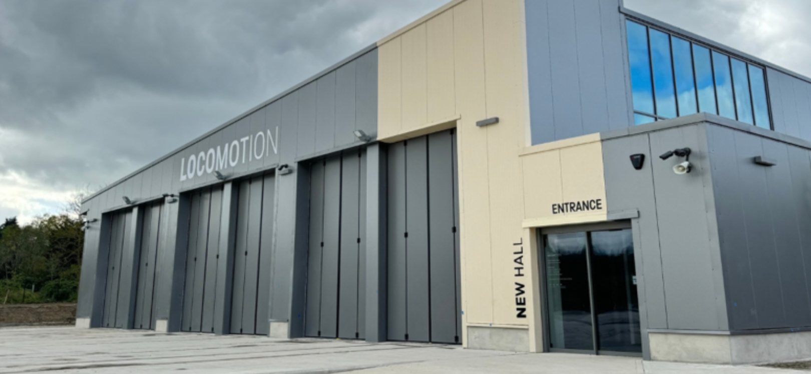 New Hall building at Locomotion