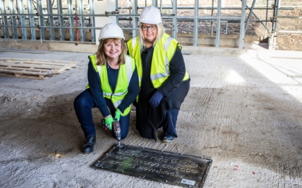 Industrial artwork celebrates past and future of Durham cultural attraction