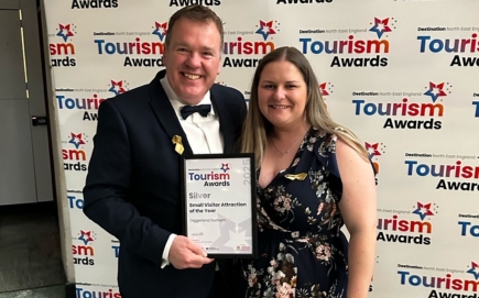 Diggerland Durham Scoops Silver at North East Tourism Awards 2025