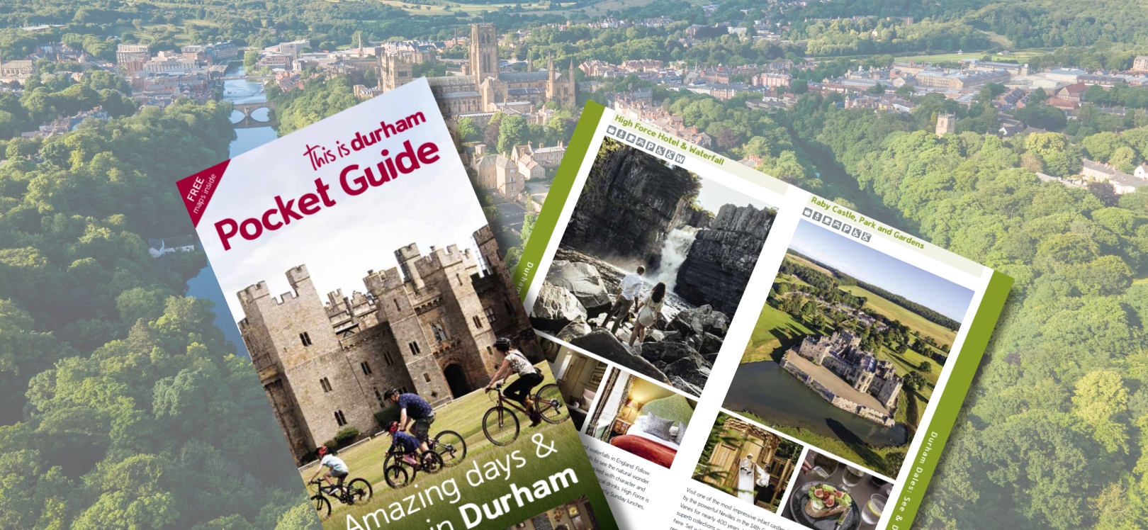 Durham Pocket Guide 2025 front cover and inside pages