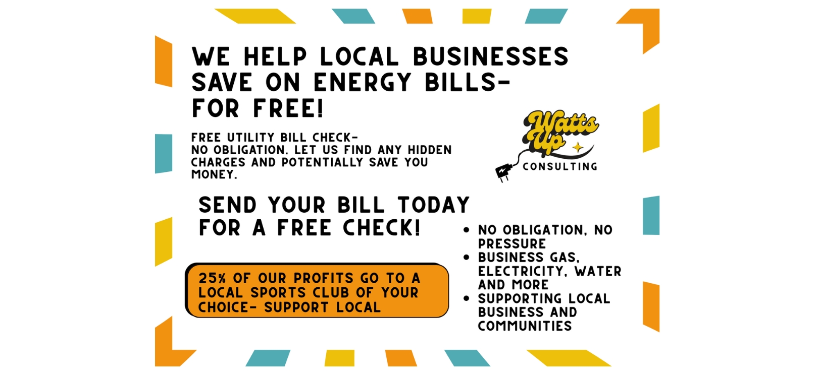 Help for local businesses on energy bills