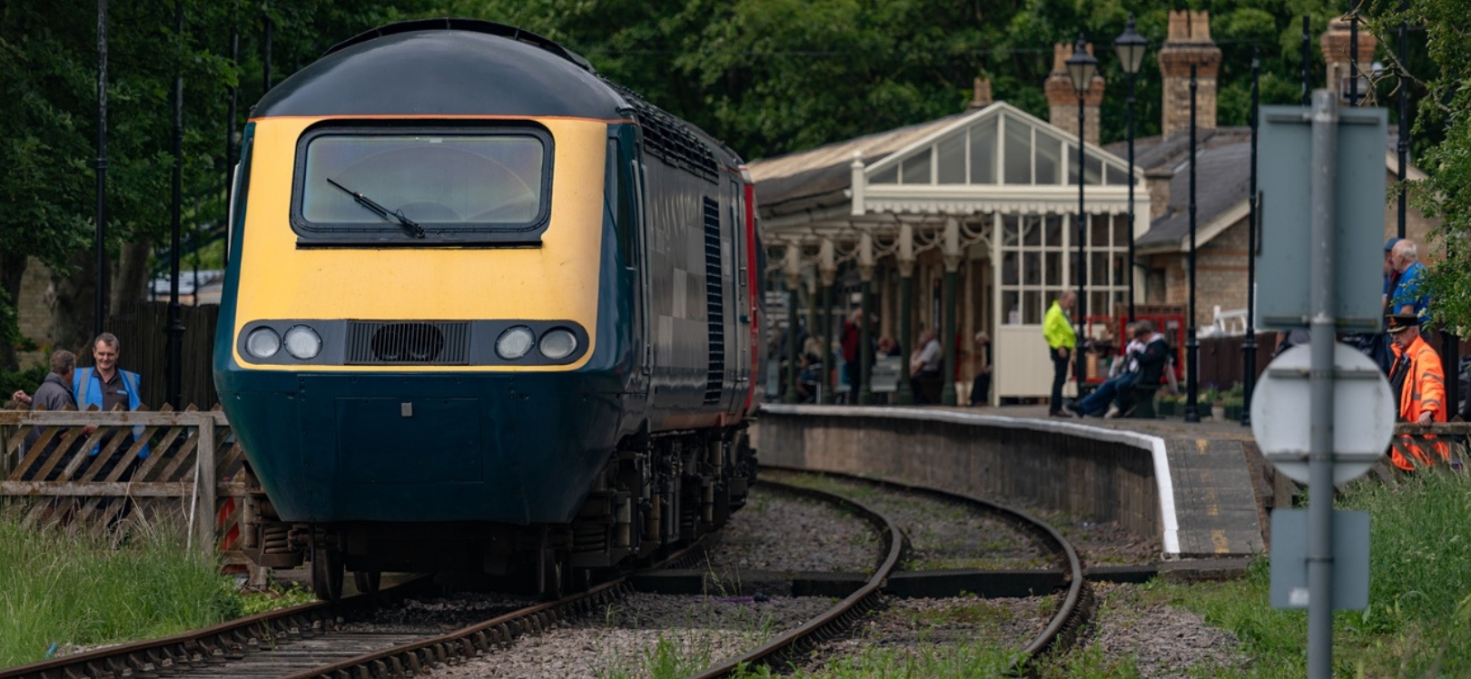 HST charter at Stanhope Station
