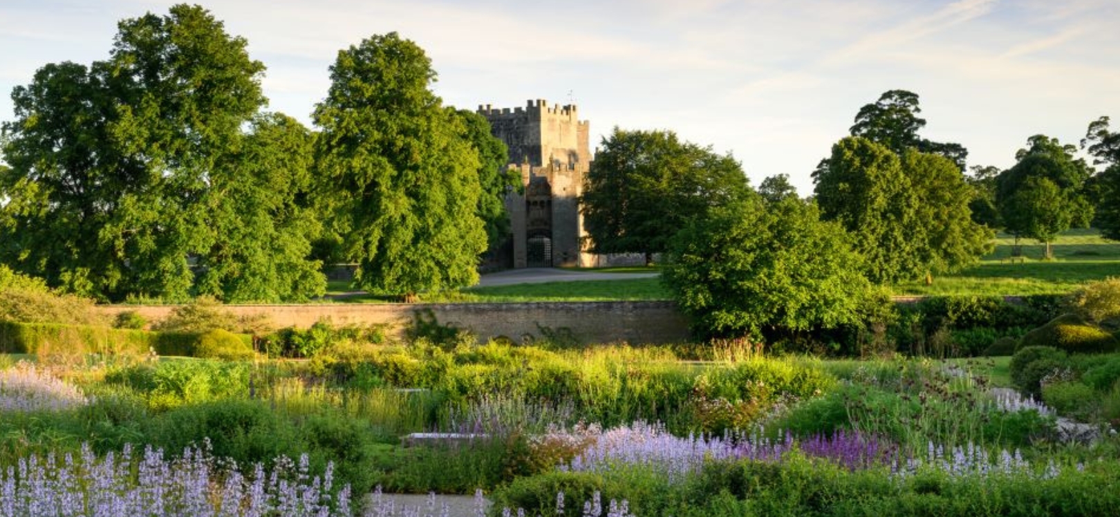 The walled gardens at Raby Castle