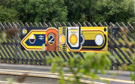 New murals by Adébayo Bolaji and Kate Jackson’s unveiled today on the S&DR200 Trail of Discovery