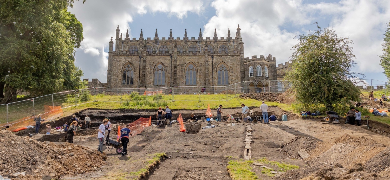 Auckland Palace archaeological dig with Durham University - Credit, Sarah Caldecott