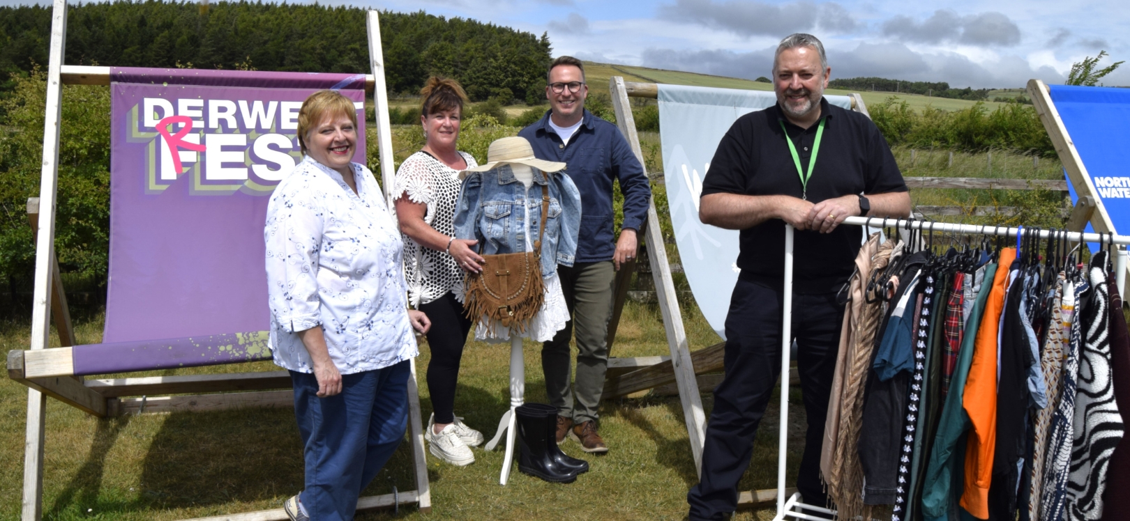 L-R Julie Wilson, Ruth Parker, Graham Perry, Mark Simanis