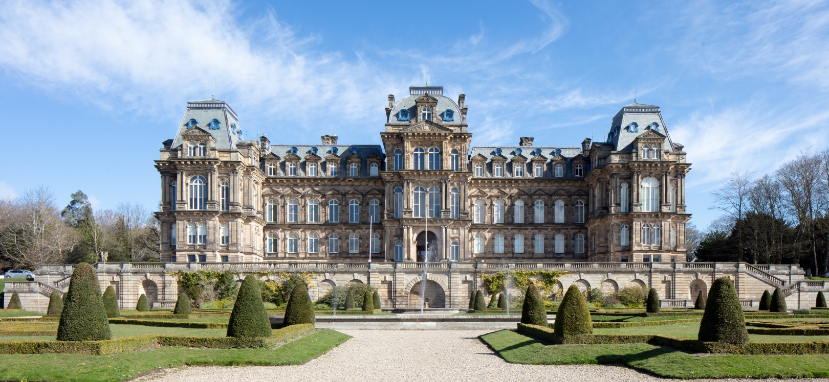 Exterior of The Bowes Museum