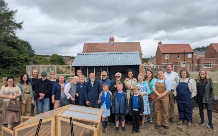  New community allotments bloom at Beamish, thanks to Banks funding