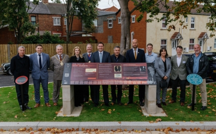  Commemorative plaques unveiled on S&DR200 legacy route
