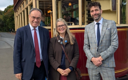  Bank of England Governor at Beamish Museum for business leaders’ event