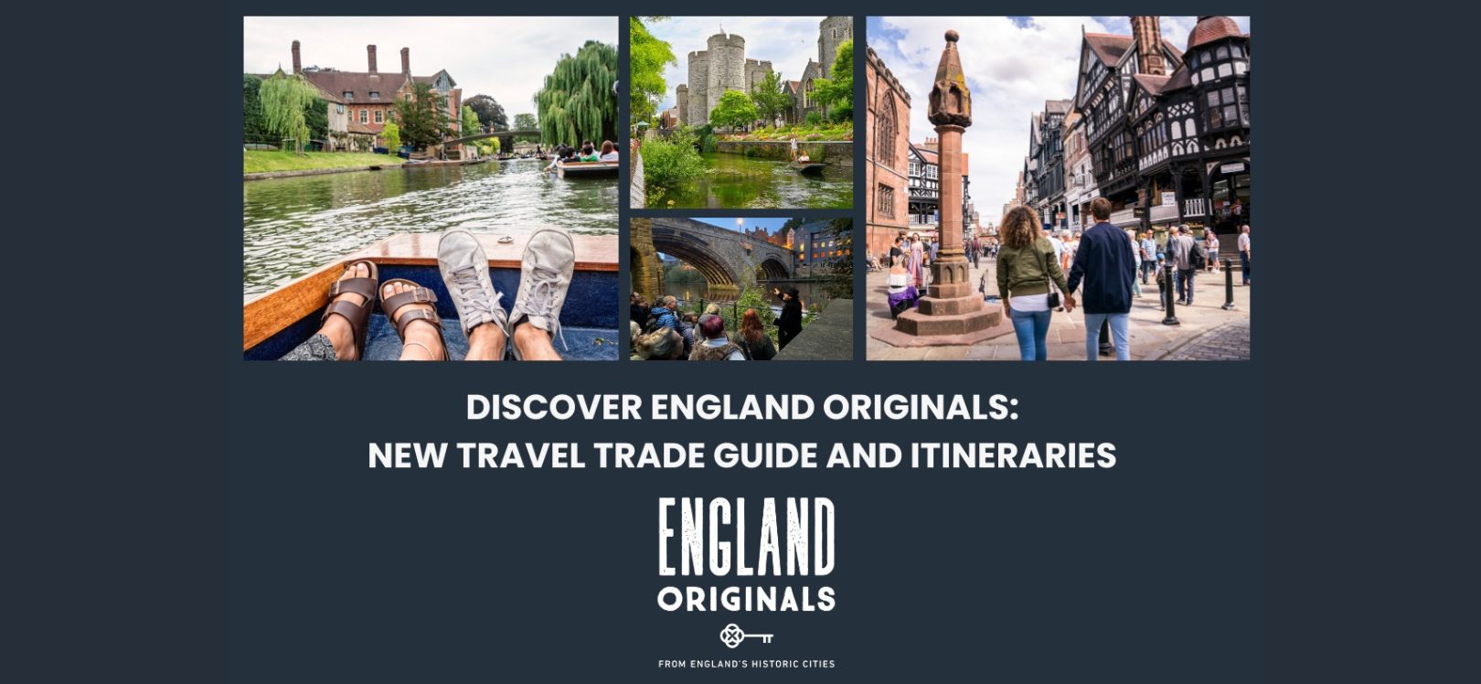 Discover England Originals: New travel trade guide and itineraries. England Originals logo