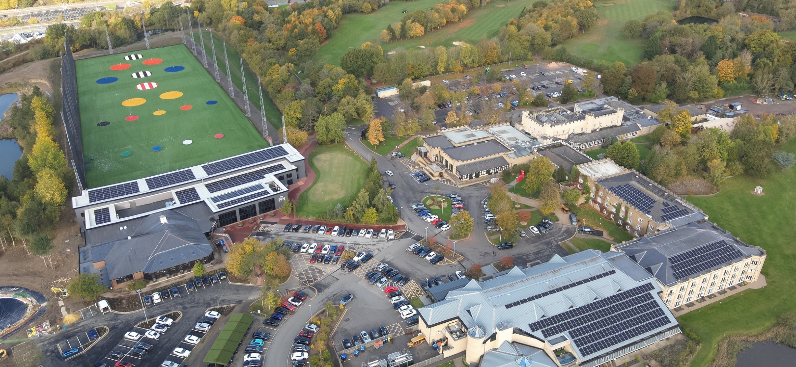An aerial image of Ramside Estate
