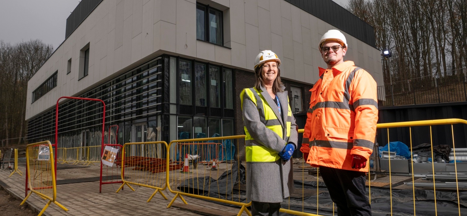Cllr Karen Allison, Cabinet member for leisure, tourism, regeneration and high street, and Cllr Joe Quinn, Cabinet member for planning, investments and assets, at The Light.