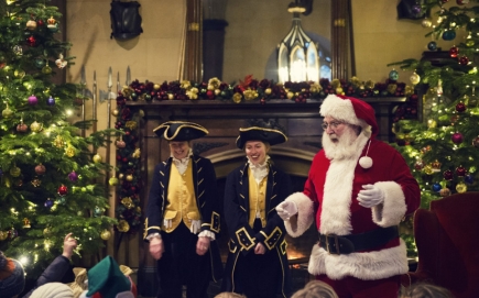 Santa at Raby Castle