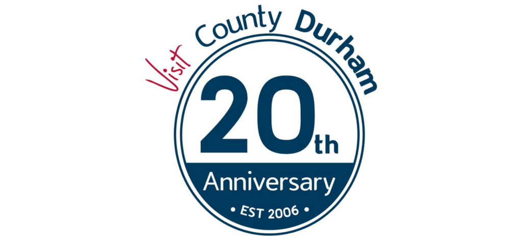 Visit County Durham 20th anniversary logo